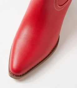 Women I LOVE BILLY Boots-Yeehaw Dark Red Calf Boots