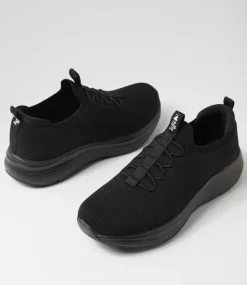 Women I LOVE BILLY Sneakers-Yizzy Black Knit Sneakers