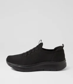 Women I LOVE BILLY Sneakers-Yizzy Black Knit Sneakers