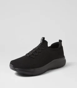 Women I LOVE BILLY Sneakers-Yizzy Black Knit Sneakers
