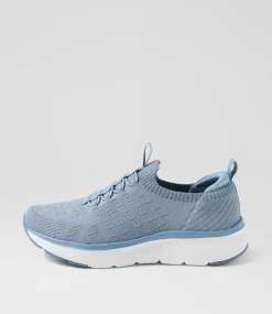 Women I LOVE BILLY Sneakers-Yizzy Blue Knit Sneakers
