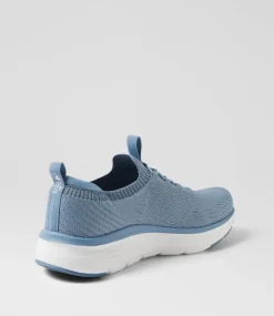 Women I LOVE BILLY Sneakers-Yizzy Blue Knit Sneakers