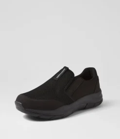 COLORADO Sneakers|Casuals-Zake Black Mesh Sneakers