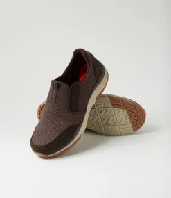 COLORADO Sneakers|Casuals-Zake Brown Mesh Sneakers