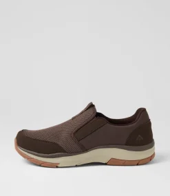 COLORADO Sneakers|Casuals-Zake Brown Mesh Sneakers
