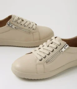 Women SUPERSOFT Comfort|Sneakers-Zarala Almond Leather Sneakers