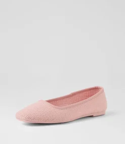 Women I LOVE BILLY Flats-Zardozi Pale Pink Weave Flat Shoes