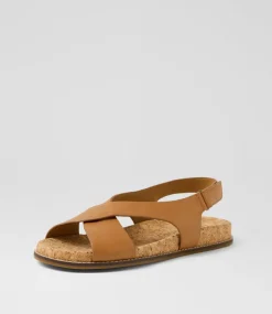 Women COLORADO Comfort|Flats-Zari Tan Leather Sandals