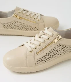 Women SUPERSOFT Comfort|Sneakers-Zarina Almond Leather Sneakers
