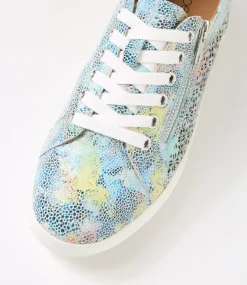 Women SUPERSOFT Comfort|Sneakers-Zarina Blue Garden Suede Sneakers