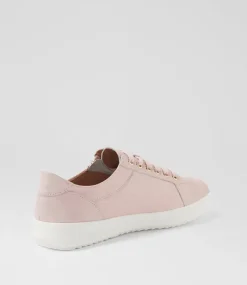 Women SUPERSOFT Comfort|Sneakers-Zarina Pink Silver Scratch Leather Sneakers