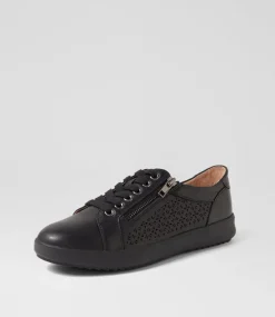Women SUPERSOFT Comfort|Sneakers-ZARINA SU BLACK BLACK LEATHER