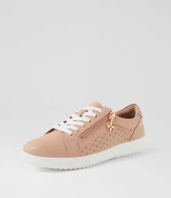 Women SUPERSOFT Comfort|Sneakers-Zavino Dark Nude Rose Gold Leather Sneakers