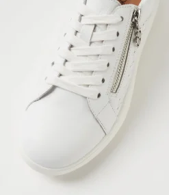 Women SUPERSOFT Comfort|Sneakers-Zavino White Silver Leather Sneakers