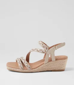 Women SUPERSOFT Comfort|Heels-Zeiti Almond Leather Sandals