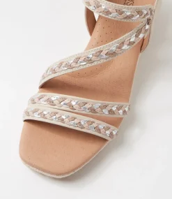 Women SUPERSOFT Comfort|Heels-Zeiti Almond Leather Sandals