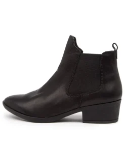 Women DIANA FERRARI Boots-ZENNA BLACK LEATHER