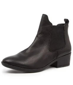 Women DIANA FERRARI Boots-ZENNA BLACK LEATHER