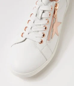Women SUPERSOFT Comfort|Sneakers-ZINGS SU WHITE ROSE GOLD LEATHER