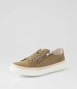 Women SUPERSOFT Comfort|Sneakers-Zomo Khaki Natural Multi Sneakers