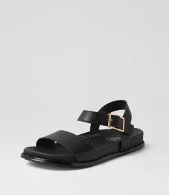 Women I LOVE BILLY Flats|Sandals-Zonali Black Sandals