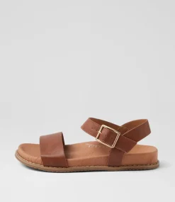 Women I LOVE BILLY Flats|Sandals-Zonali Tan Sandals