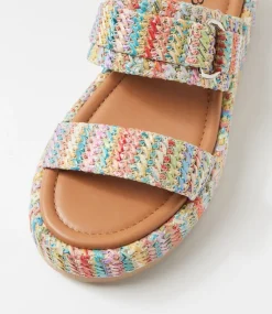 Women I LOVE BILLY Sandals-Zonsani Soft Multi Fabric Sandals