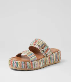Women I LOVE BILLY Sandals-Zonsani Soft Multi Fabric Sandals