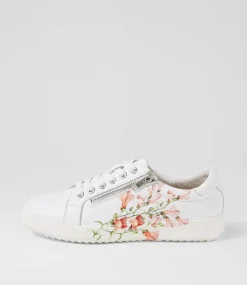 Women SUPERSOFT Comfort|Sneakers-Zurah White Leather Sneakers